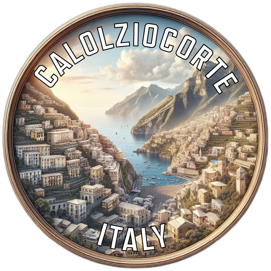 Calolziocorte Italy Souvenir Die Cut Flat Magnet 6-Inch