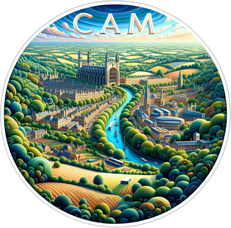 Cam United Kingdom Souvenir Vinyl Decal Sticker 3-Inch