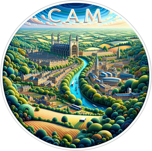 Cam United Kingdom Souvenir Die Cut Flat Magnet 3-Inch
