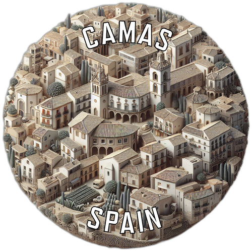 Camas Spain Souvenir Vinyl Decal Sticker 2-Inch