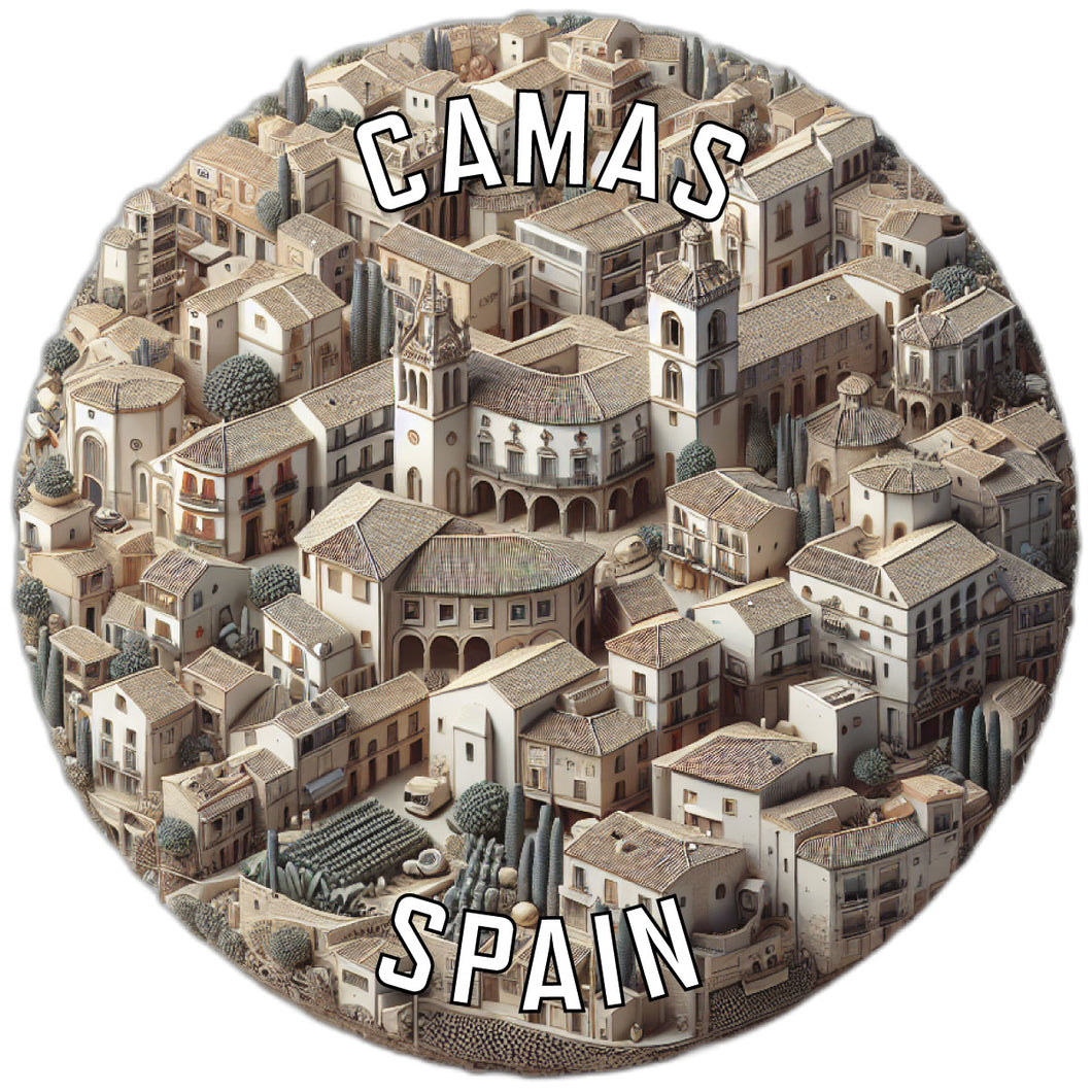 Camas Spain Souvenir Vinyl Decal Sticker 2-Inch