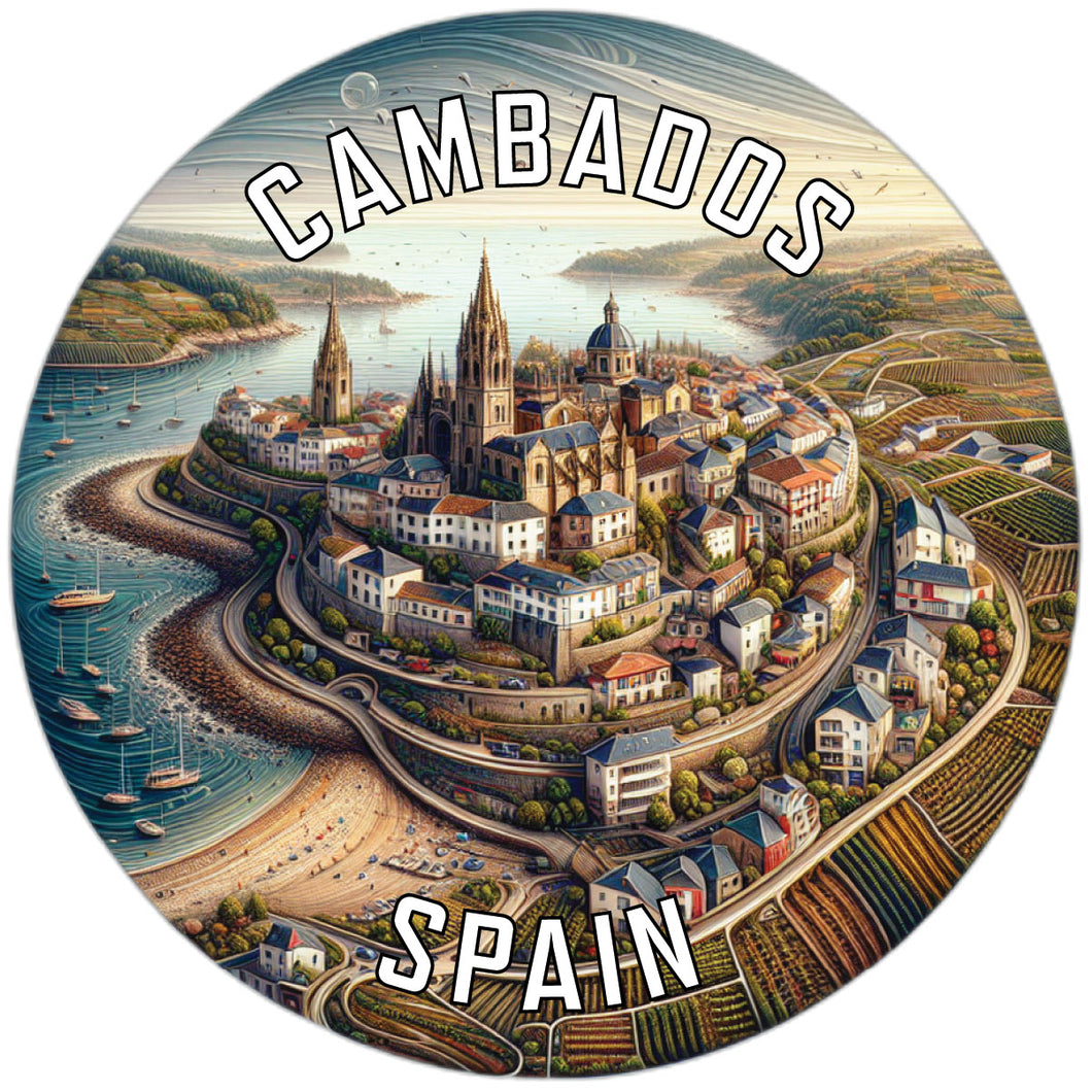 Cambados Spain Souvenir Vinyl Decal Sticker 2-Inch