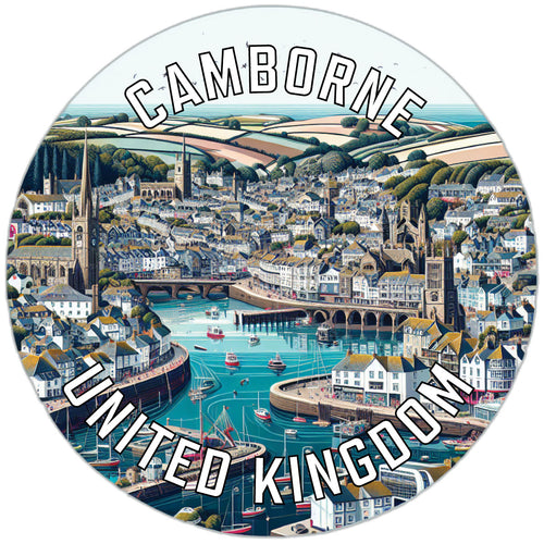 Camborne United Kingdom Souvenir Vinyl Decal Sticker 2-Inch