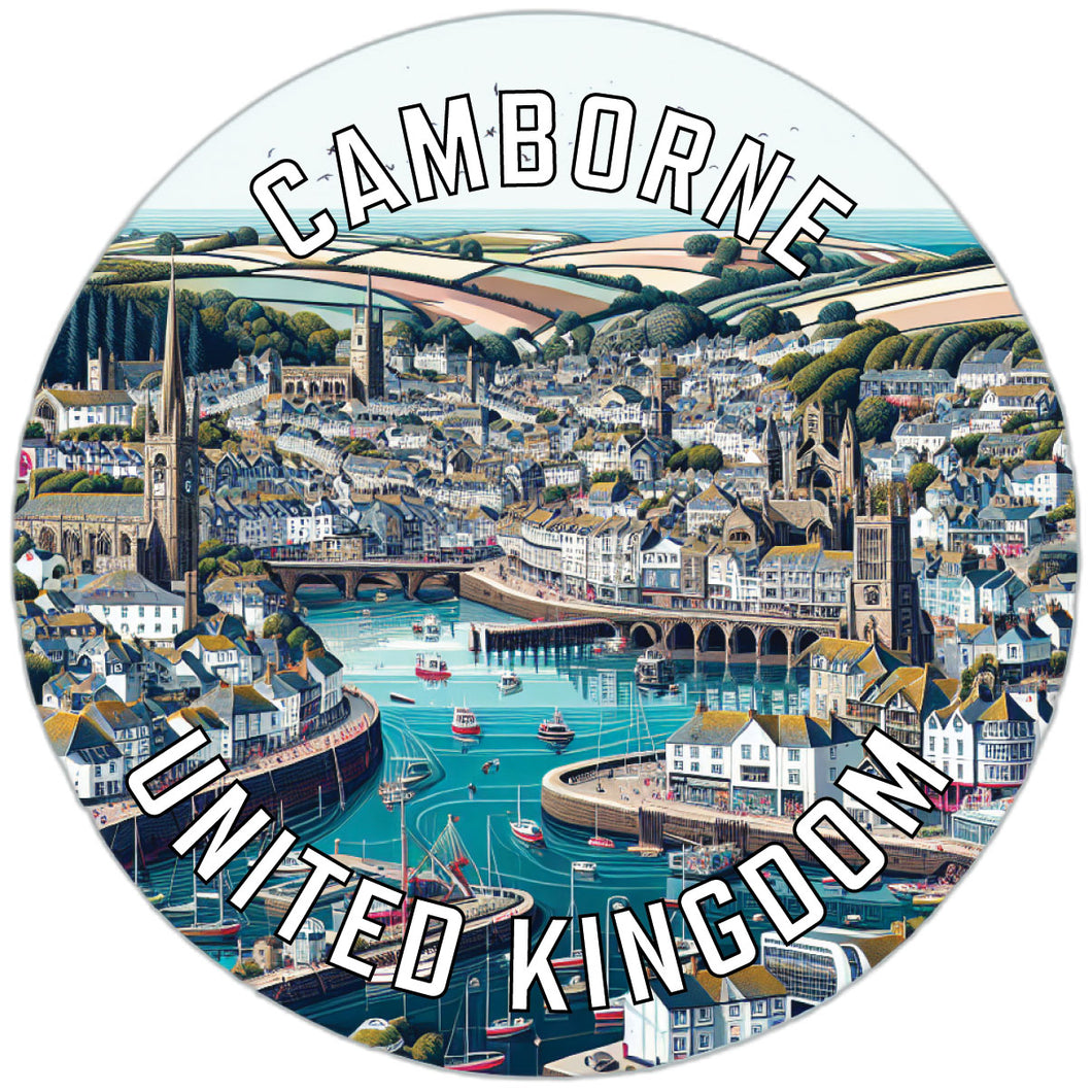 Camborne United Kingdom Souvenir Vinyl Decal Sticker 2-Inch