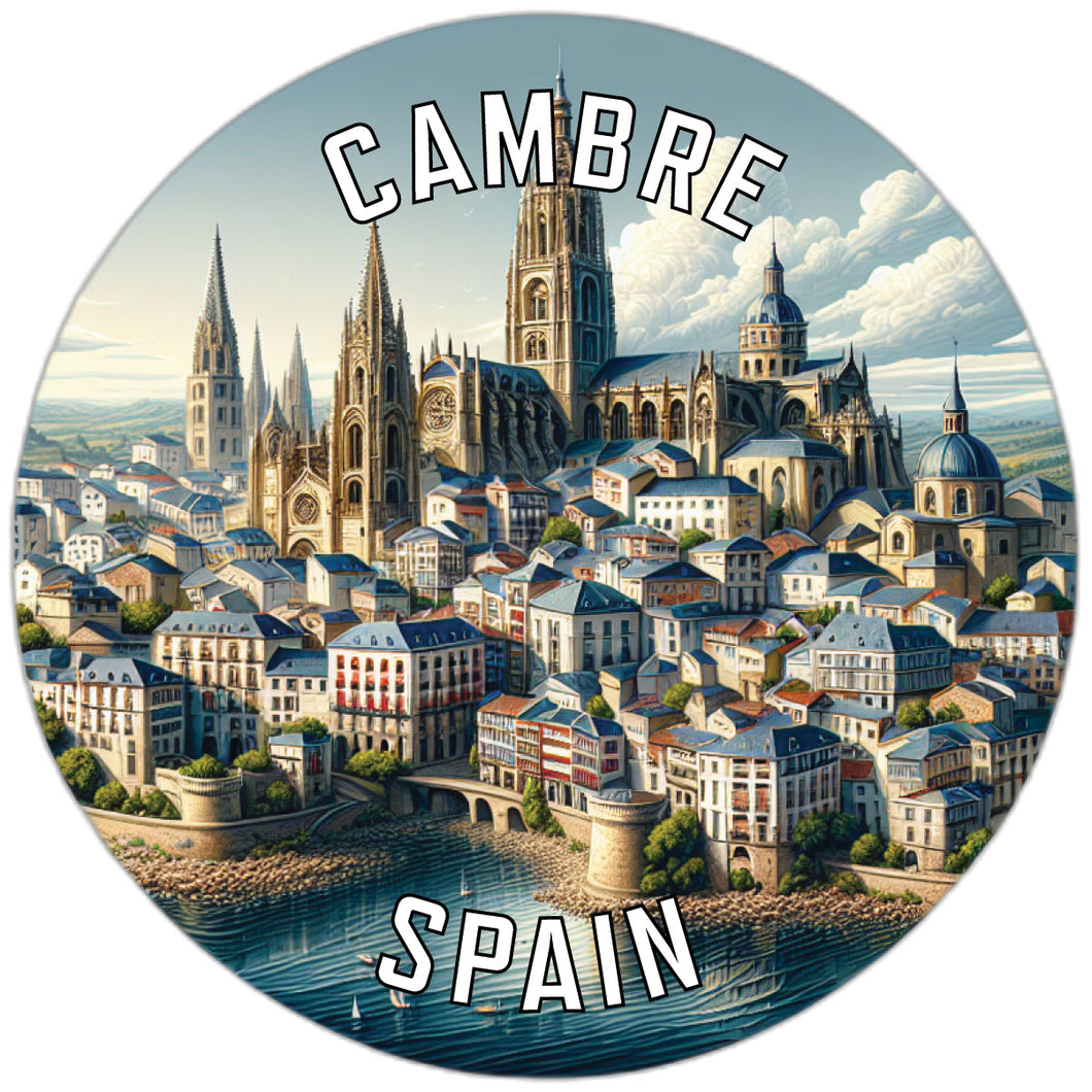 Cambre Spain Souvenir Vinyl Decal Sticker 2-Inch