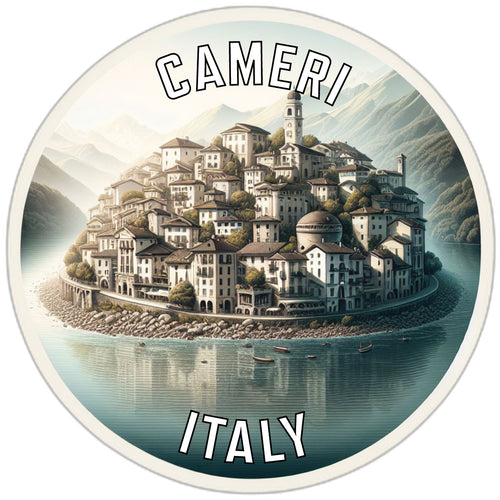 Cameri Italy Souvenir Die Cut Flat Magnet 2-Inch