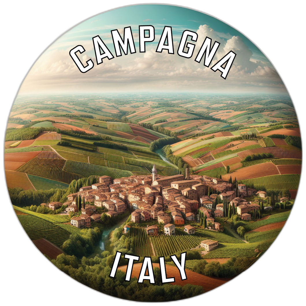 Campagna Italy Souvenir Vinyl Decal Sticker 4-Inch