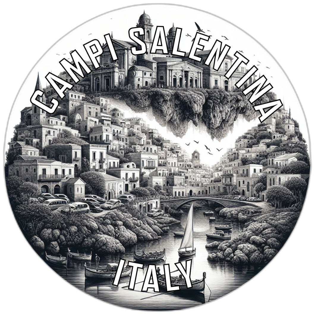Campi Salentina Italy Souvenir Vinyl Decal Sticker 2-Inch