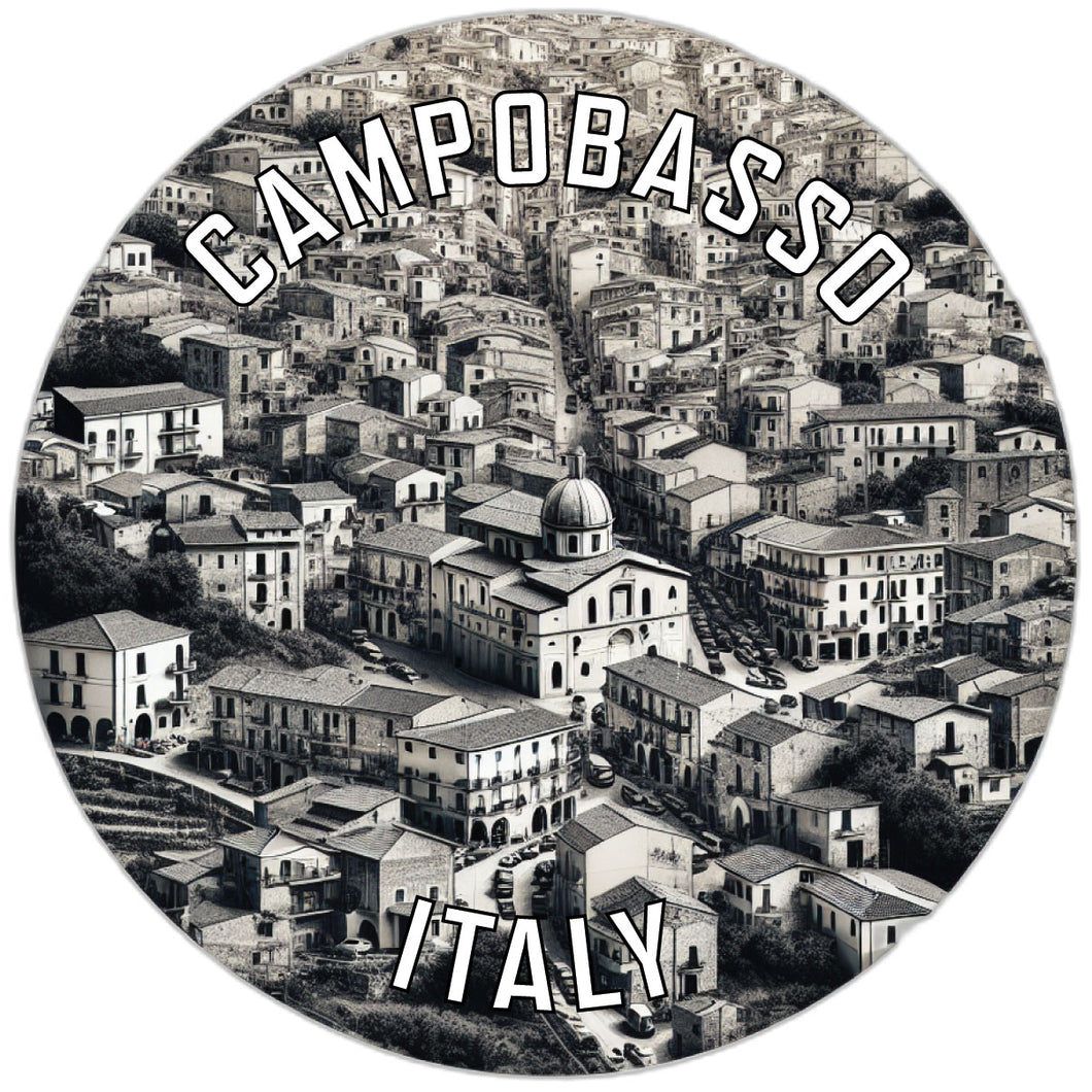Campobasso Italy Souvenir Die Cut Flat Magnet 6-Inch