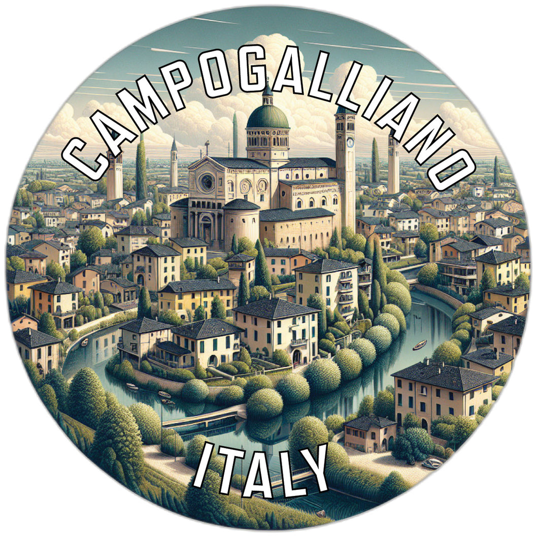 Campogalliano Italy Souvenir Vinyl Decal Sticker 4-Inch