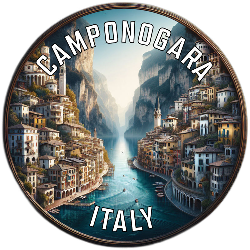 Camponogara Italy Souvenir Die Cut Flat Magnet 3-Inch