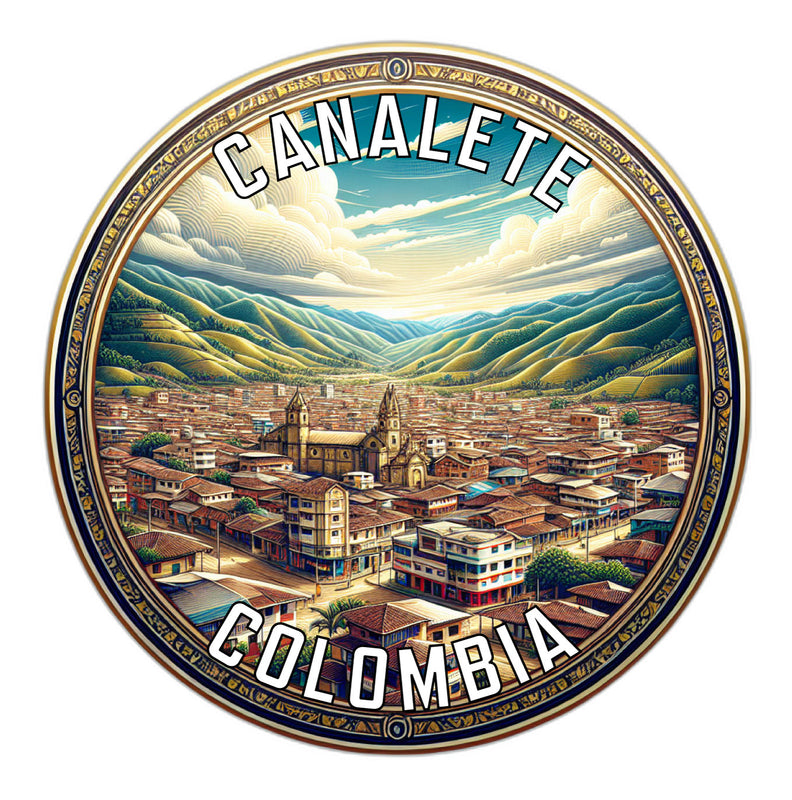 Canalete Colombia Souvenir Vinyl Decal Sticker 6-Inch