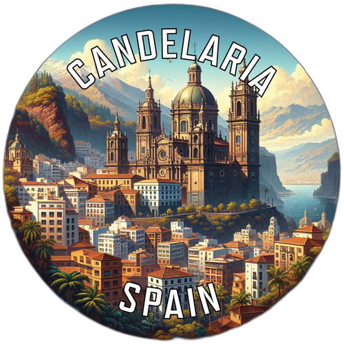 Candelaria Spain Souvenir Vinyl Decal Sticker 6-Inch