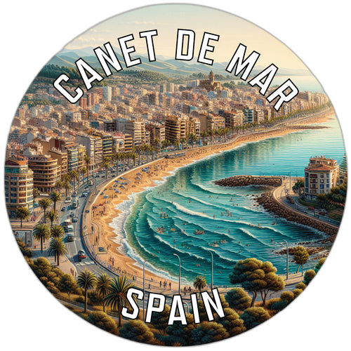 Canet de Mar Spain Souvenir Vinyl Decal Sticker 2-Inch