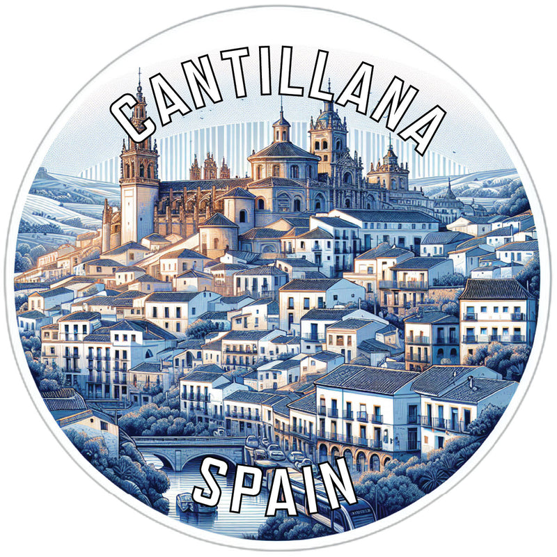 Cantillana Spain Souvenir Die Cut Flat Magnet 2-Inch
