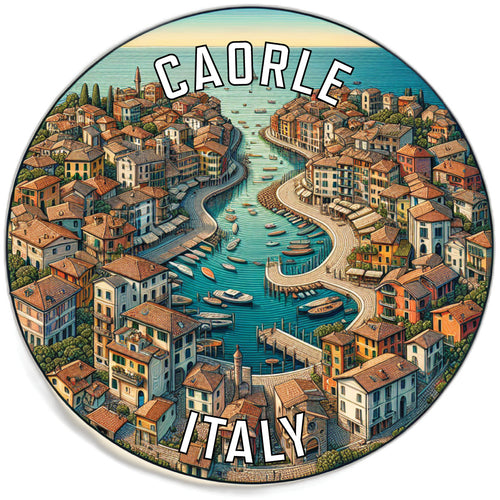 Caorle Italy Souvenir Die Cut Flat Magnet 6-Inch