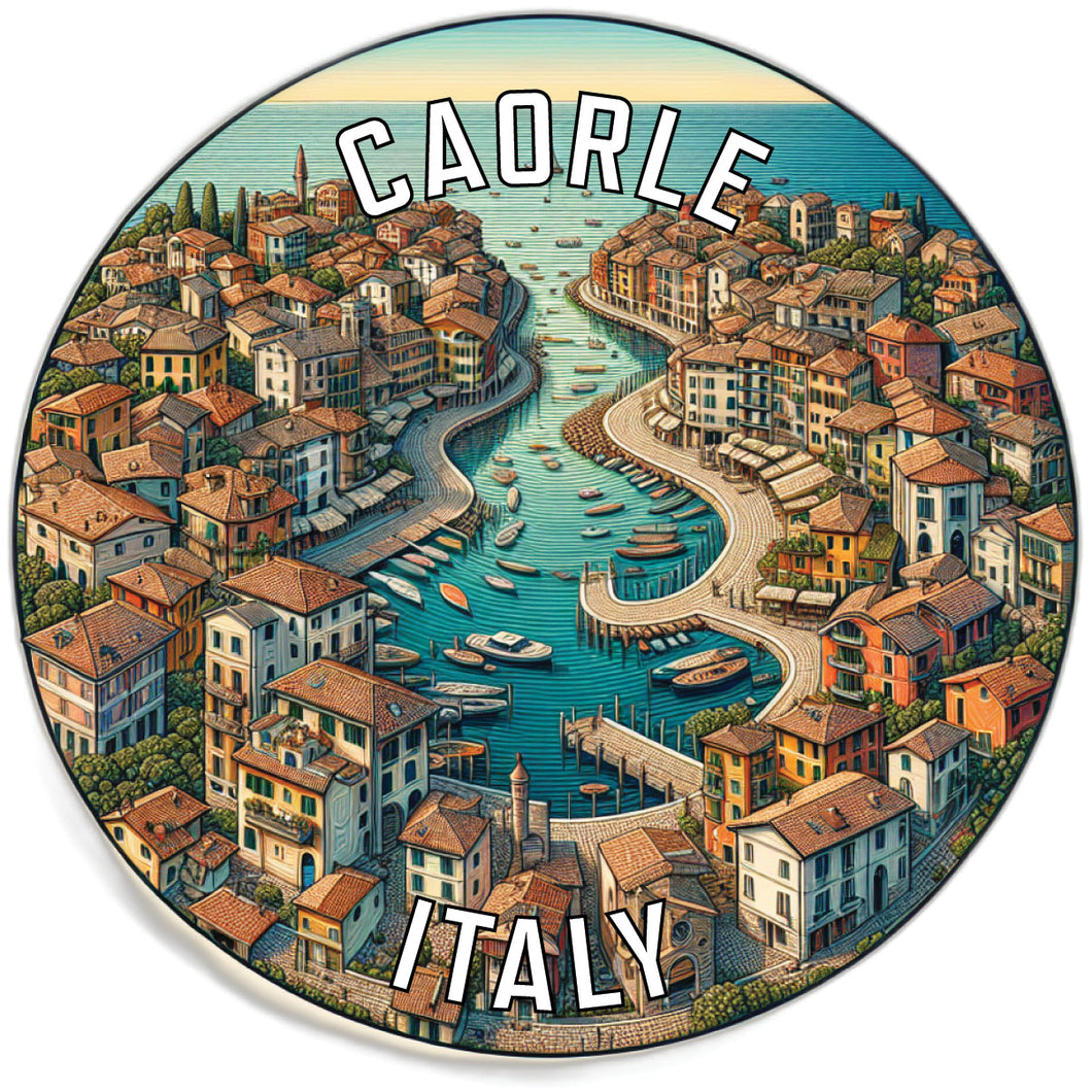 Caorle Italy Souvenir Die Cut Flat Magnet 6-Inch
