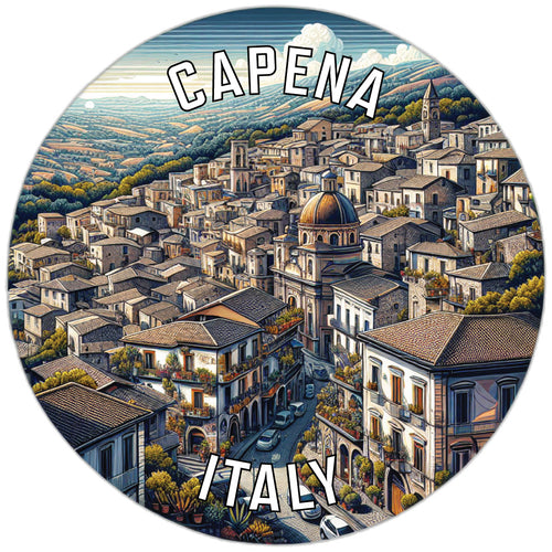 Capena Italy Souvenir Vinyl Decal Sticker 2-Inch