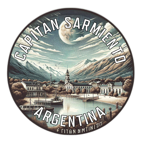 Capitan Sarmiento Argentina Souvenir Vinyl Decal Sticker 6-Inch