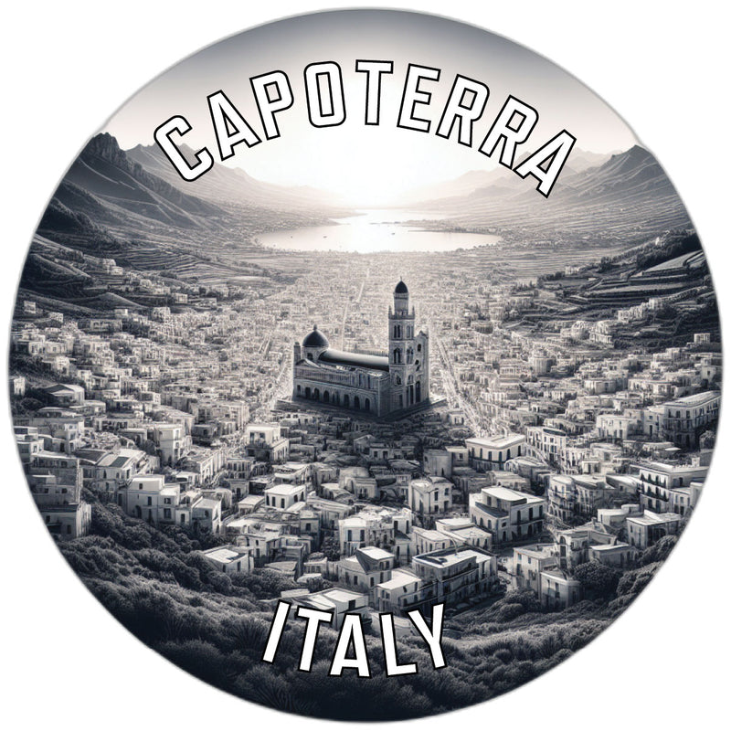 Capoterra Italy Souvenir Die Cut Flat Magnet 6-Inch