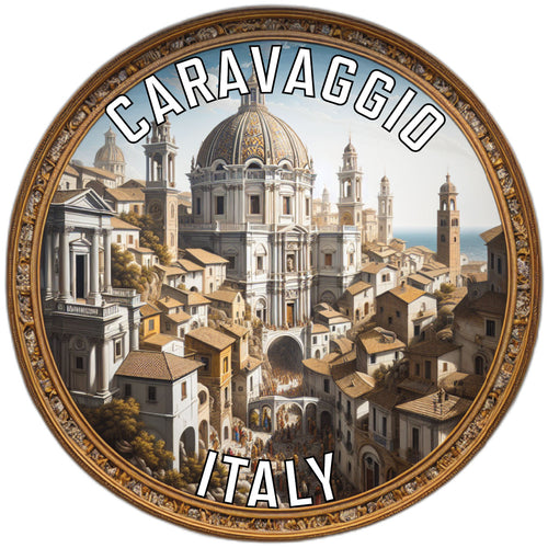 Caravaggio Italy Souvenir Vinyl Decal Sticker 6-Inch