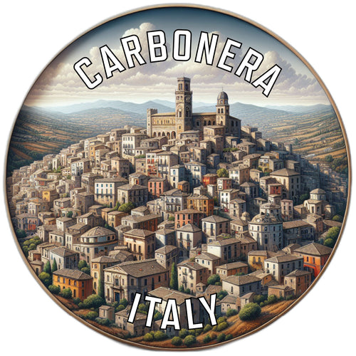 Carbonera Italy Souvenir Vinyl Decal Sticker 6-Inch