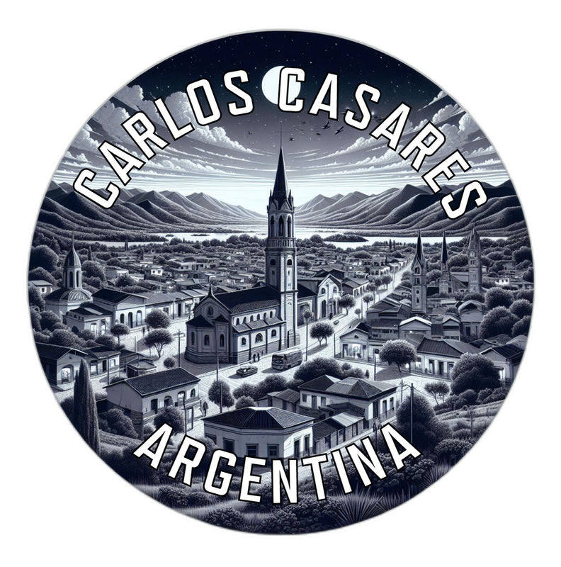 Carlos Casares Argentina Souvenir Die Cut Flat Magnet 2-Inch