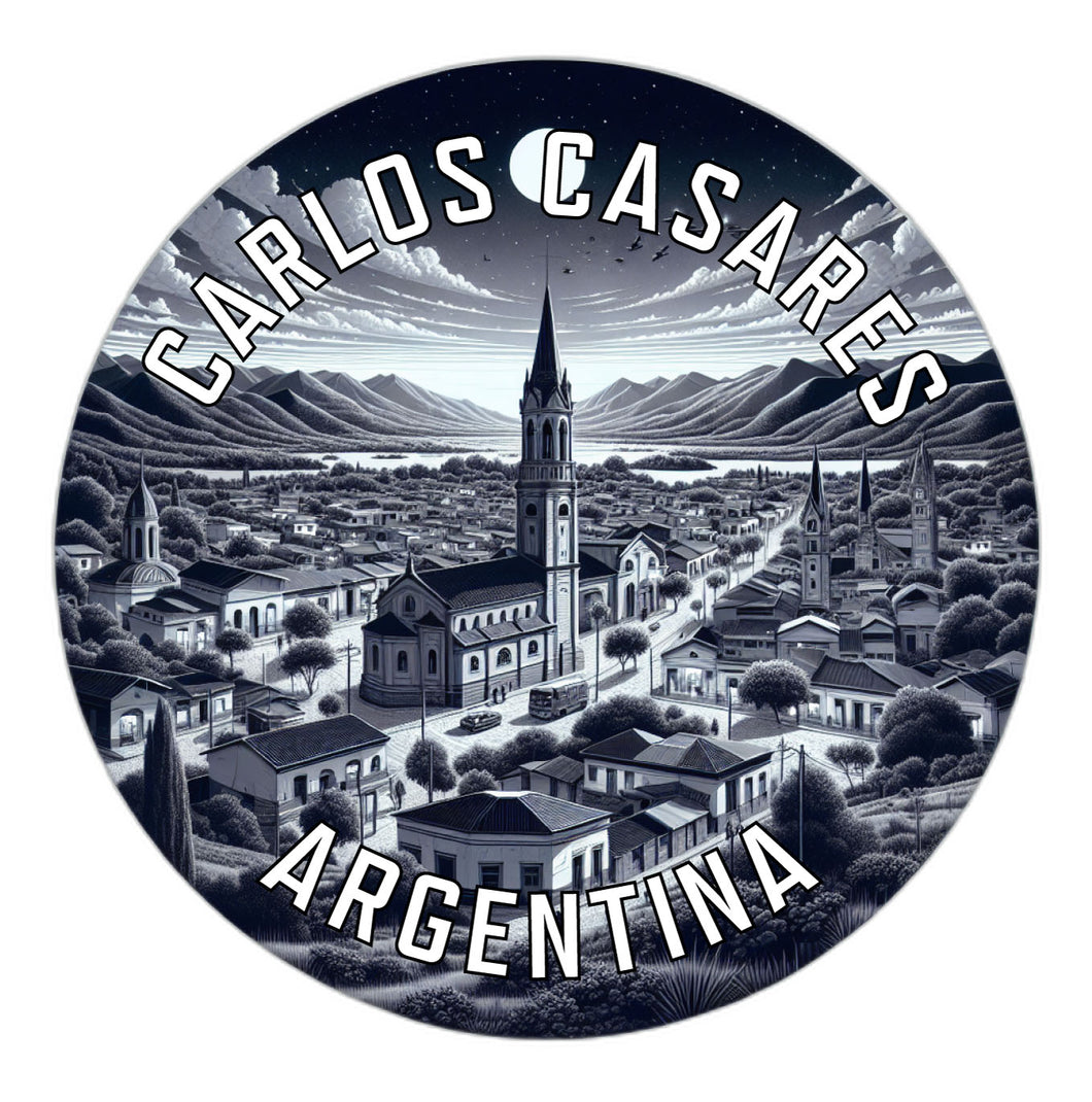 Carlos Casares Argentina Souvenir Vinyl Decal Sticker 2-Inch