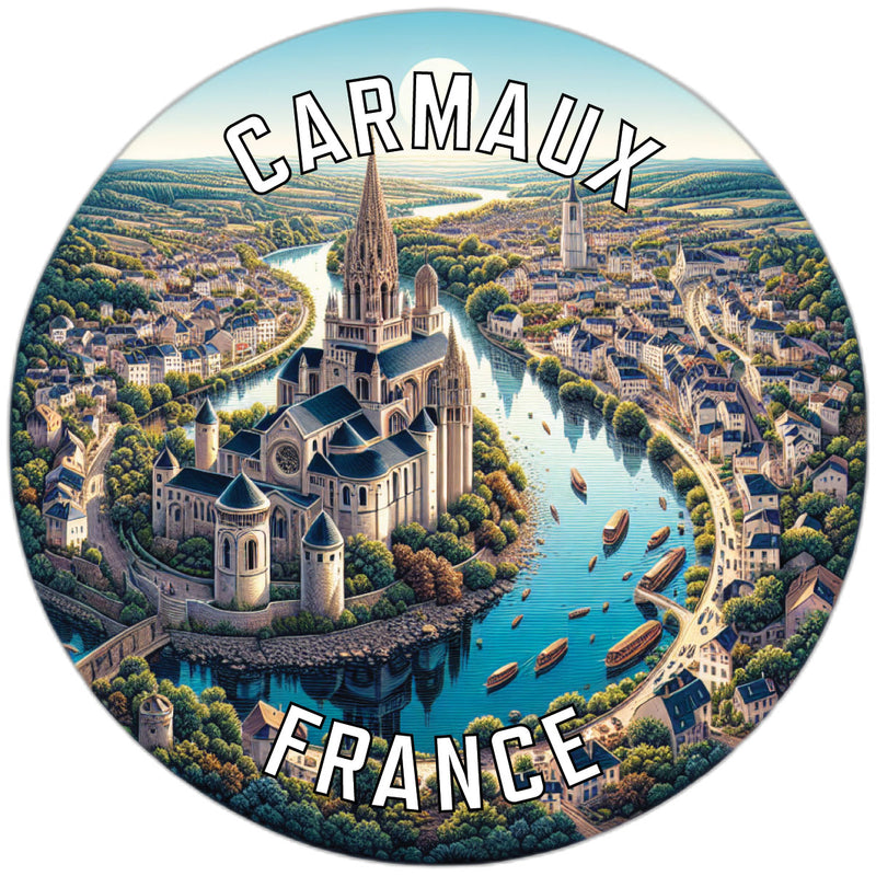 Carmaux France Souvenir Vinyl Decal Sticker 6-Inch