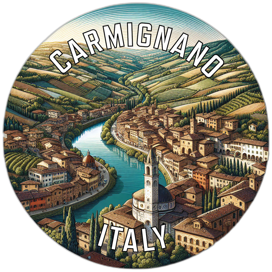 Carmignano Italy Souvenir Vinyl Decal Sticker 2-Inch