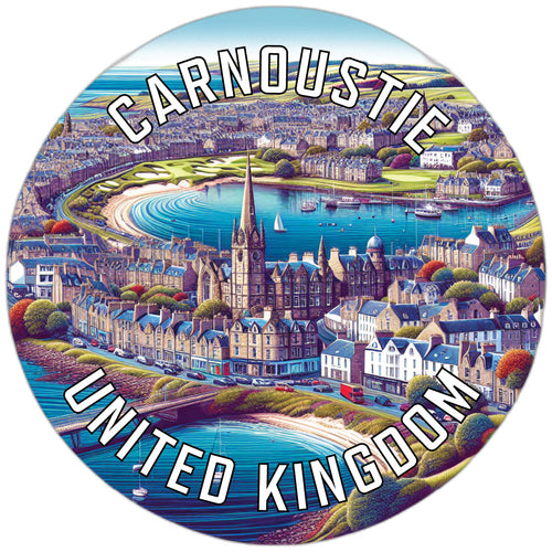 Carnoustie United Kingdom Souvenir Vinyl Decal Sticker 6-Inch