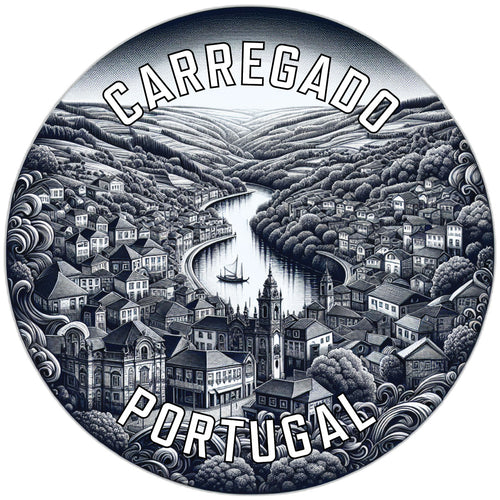 Carregado Portugal Souvenir Die Cut Flat Magnet 2-Inch