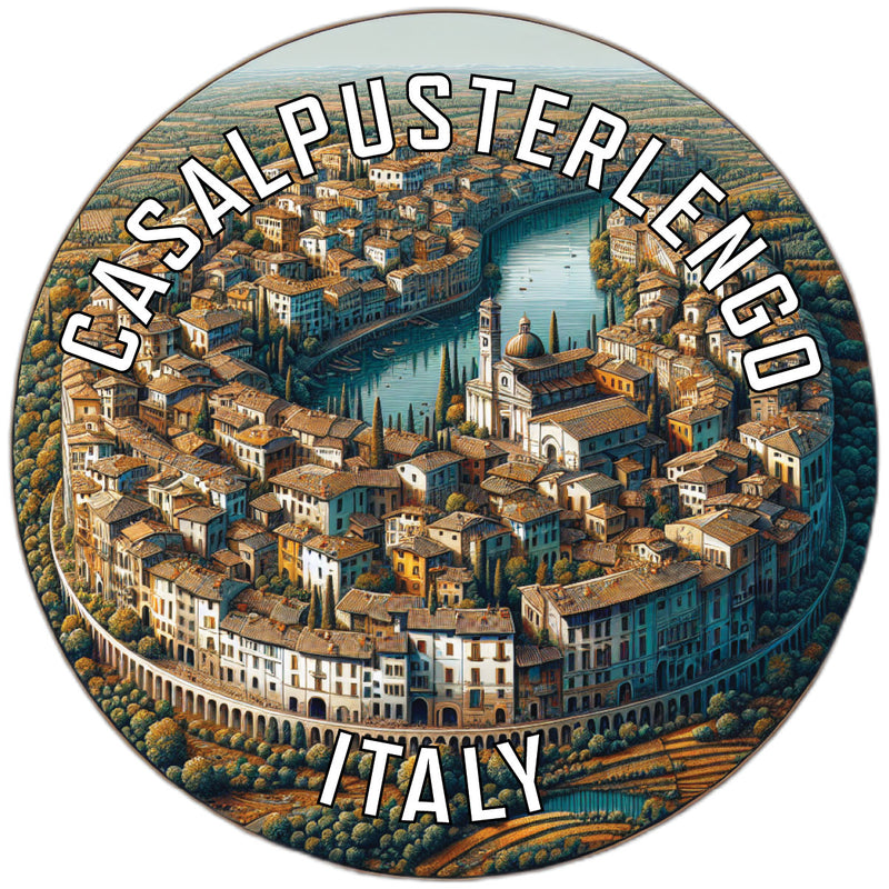 Casalpusterlengo Italy Souvenir Die Cut Flat Magnet 2-Inch