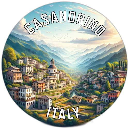 Casandrino Italy Souvenir Die Cut Flat Magnet 6-Inch