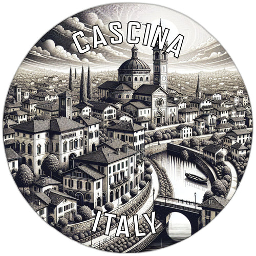Cascina Italy Souvenir Vinyl Decal Sticker 2-Inch