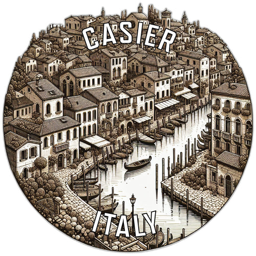 Casier Italy Souvenir Vinyl Decal Sticker 3-Inch