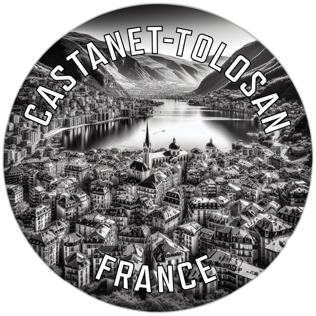 Castanet Tolosan France Souvenir Vinyl Decal Sticker 6-Inch
