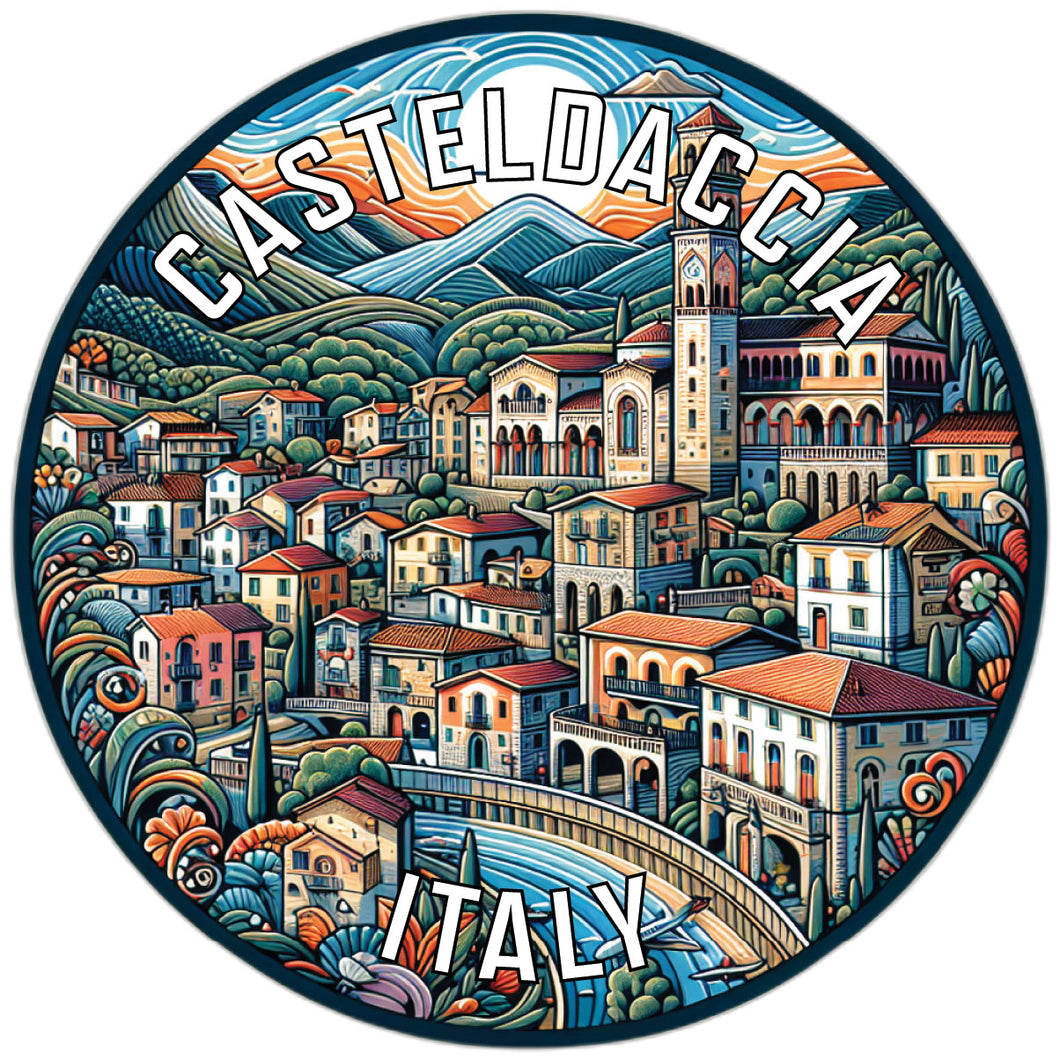 Casteldaccia Italy Souvenir Vinyl Decal Sticker 2-Inch