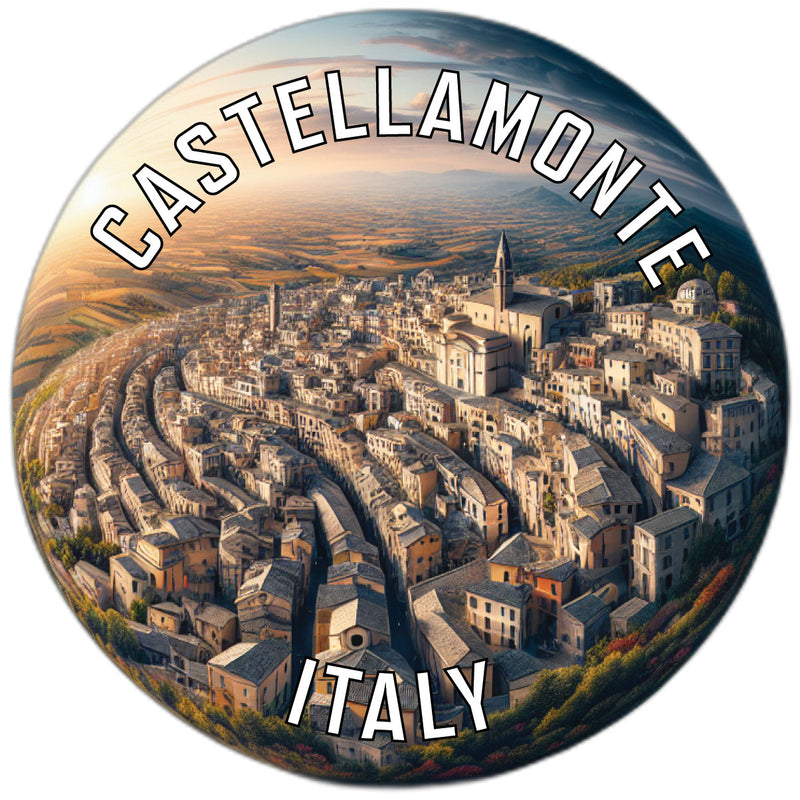 Castellamonte Italy Souvenir Vinyl Decal Sticker 2-Inch