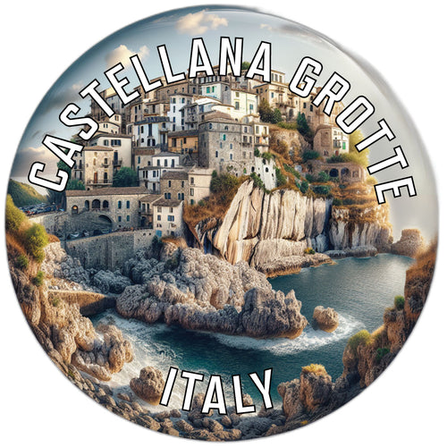 Castellana Grotte Italy Souvenir Die Cut Flat Magnet 6-Inch