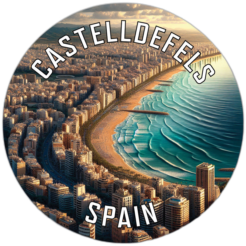 Castelldefels Spain Souvenir Vinyl Decal Sticker 6-Inch