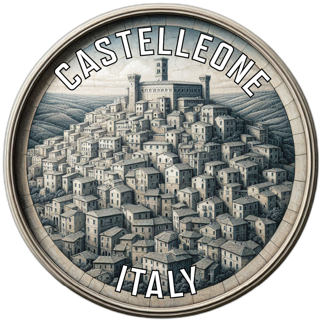 Castelleone Italy Souvenir Vinyl Decal Sticker 2-Inch