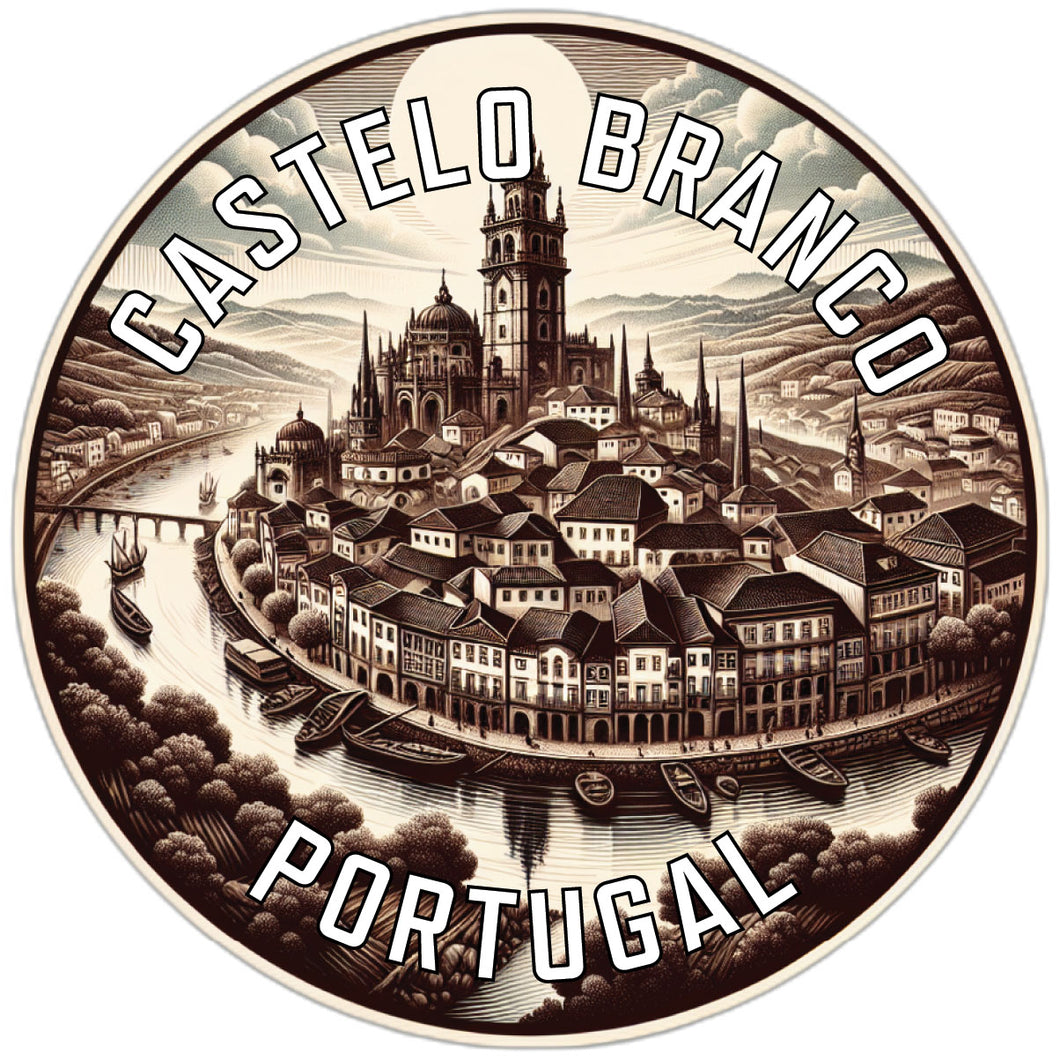 Castelo Branco Portugal Souvenir Vinyl Decal Sticker 6-Inch