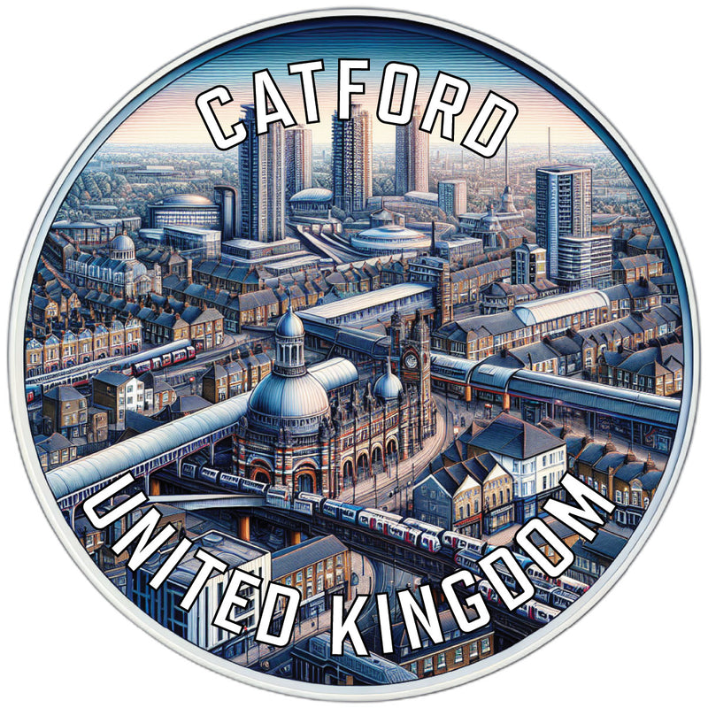 Catford United Kingdom Souvenir Vinyl Decal Sticker 2-Inch