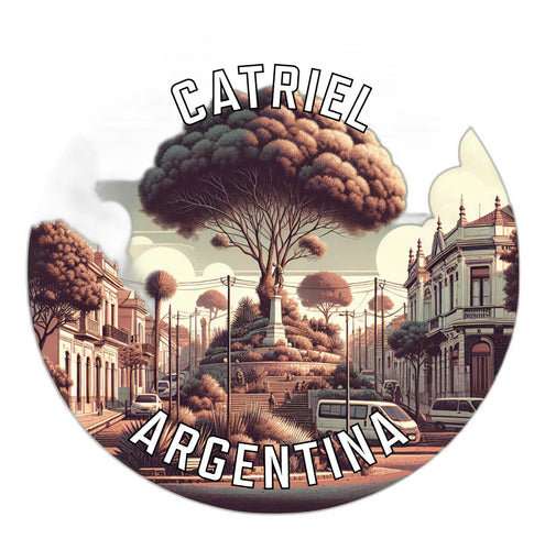 Catriel Argentina Souvenir Die Cut Flat Magnet 6-Inch