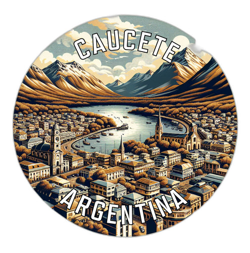 Caucete Argentina Souvenir Die Cut Flat Magnet 2-Inch