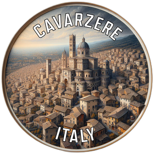 Cavarzere Italy Souvenir Die Cut Flat Magnet 4-Inch