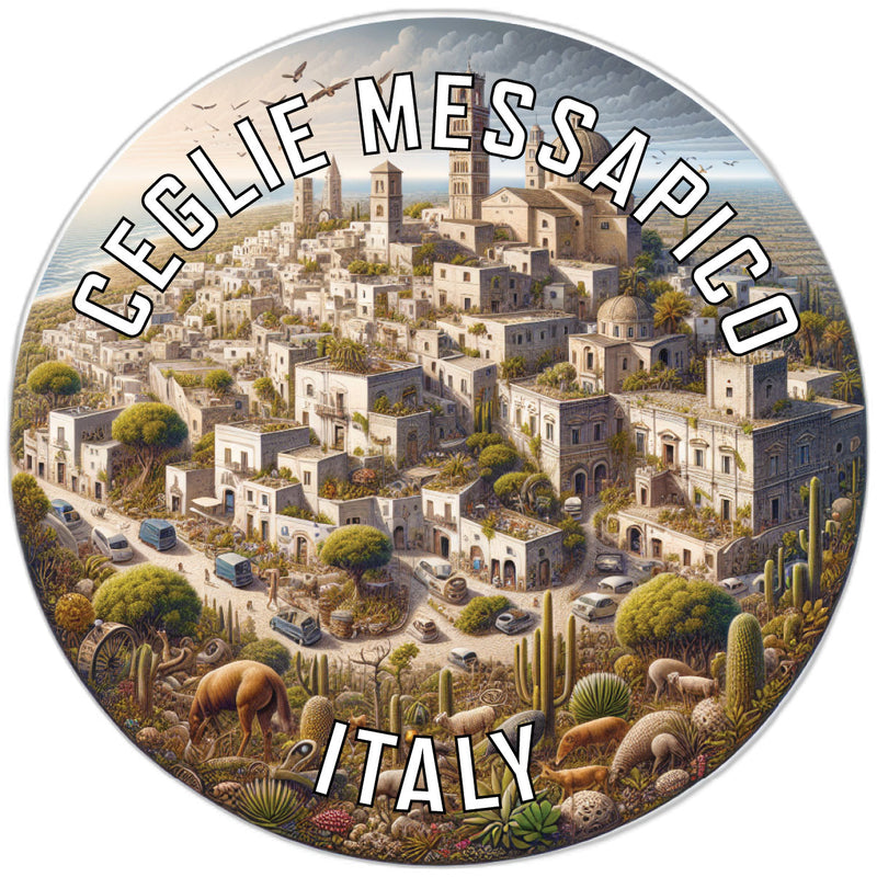 Ceglie Messapico Italy Souvenir Vinyl Decal Sticker 6-Inch