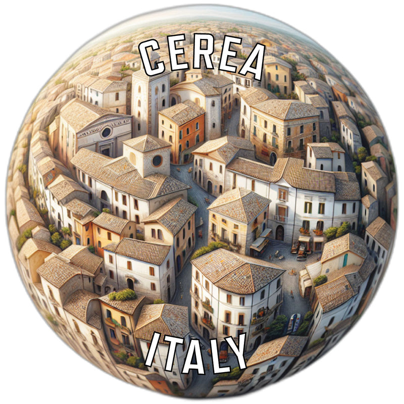 Cerea Italy Souvenir Die Cut Flat Magnet 6-Inch