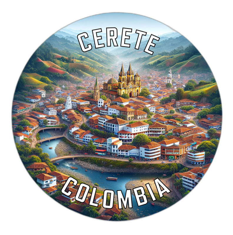 Cerete Colombia Souvenir Vinyl Decal Sticker 2-Inch